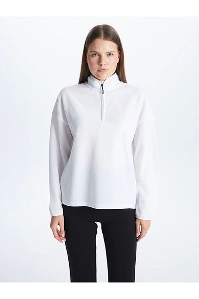 LC Waikiki Lc Waiki Stand Collar Oversize Women's Sweatshirt