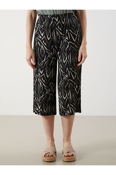 LC Waikiki Grace Mixed Waist Elastic Floral Γυναικείο Κάπρι