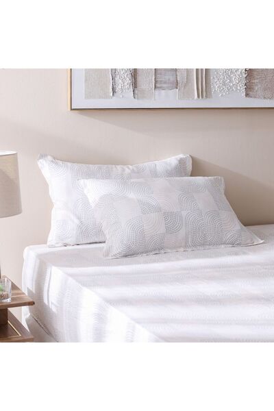 Danube Home Bliss 3 Piece King Fitted Sheet Set 180X200 Cm Peach | Cotton /Viscos-180 Thread Count