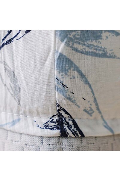 Danube Home Bliss 2 Piece Single Fitted Sheet Set 120X200 Cm Grey/Blue | Cotton /Viscos-180 Thread Count