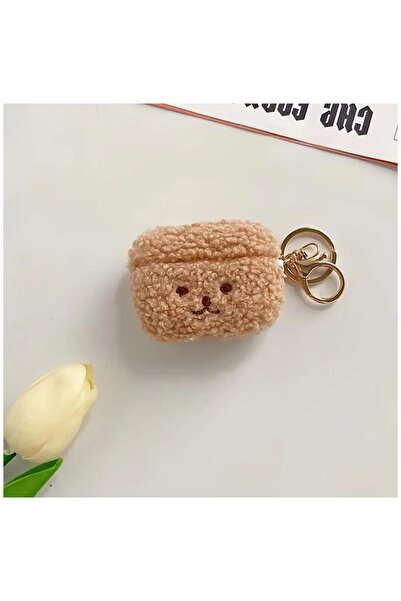 Pro Aksesuar Zb-Ap13 AirPods Pro 2 Compatible Plush Detailed Case Brown