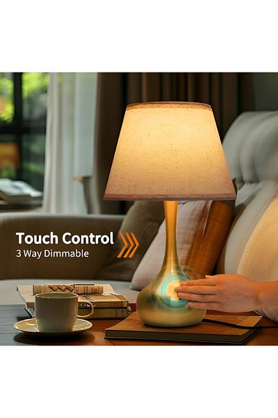 rexa LED Desk Lamp – Adjustable Brightness, Touch Control, Eye-Caring Light for Home, Office, or Study