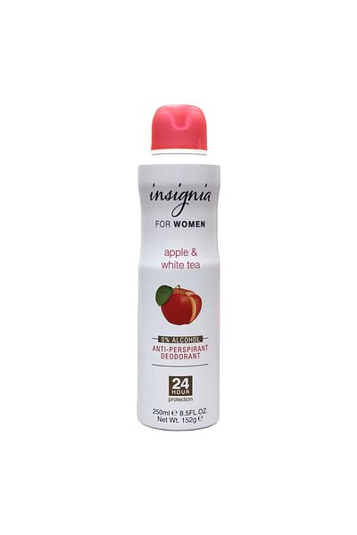 İnsignia Insignia Apple & White Tea Anti-Perspirant Deodorant Spray for Women 250 ml