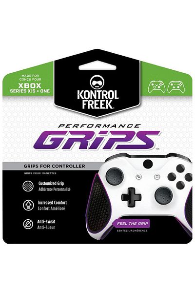 kontrolfreek Performance Controller Grips – Comfort Grip Pads for Xbox, PlayStation & Switch Controllers