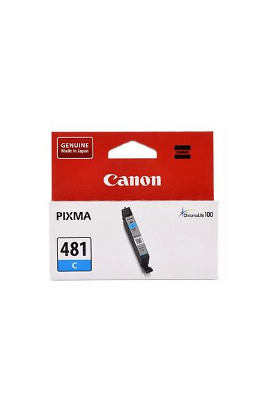 Canon CLI-481C Cyan Ink Cartridge – High-Quality Ink for Vivid A4 Prints, Compatible
