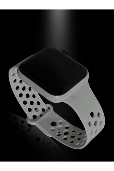 MACON LED Wrist Watch for Unisex with Silicon Strap - Grey