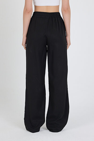 Rodi Elastic Waist Wide Leg Linen Women's Trousers 1460