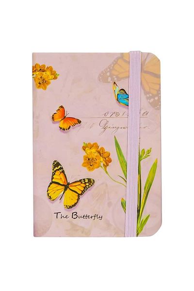 PIGNA Agenda tip notes, A7, cu Elastic, 80 file, fluturasi