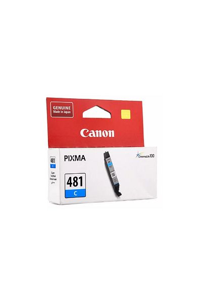 Canon CLI-481C Cyan Ink Cartridge – High-Quality Ink for Vivid A4 Prints, Compatible
