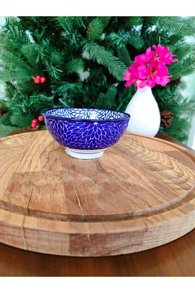 Madame Coco Revve Bleu Dranky New Bone China Bowl - 10 cm - 1 Piece