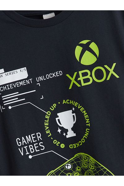 LC Waikiki Tricou pentru băiat cu imprimeu Xbox Crew Neck