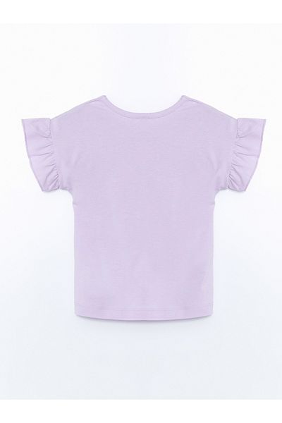 LC Waikiki Crew Neck Floral Girl's T-Shirt