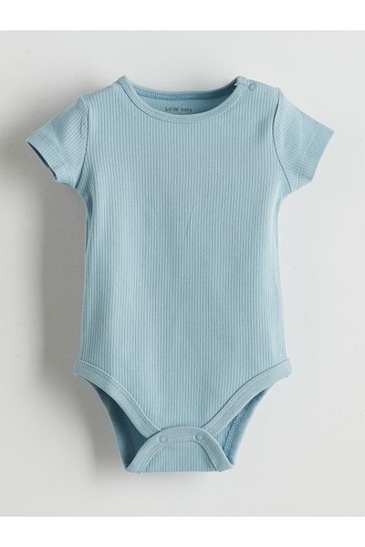 LC Waikiki Crew Neck Baby Boy Snap Body 2-Piece