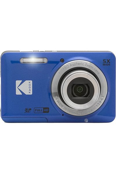 Kodak PIXPRO FZ55 Digital Camera, 2.7" LCD, 16.35 MP Sensor, 5x Optical Zoom, 1080p Full HD Video, 2