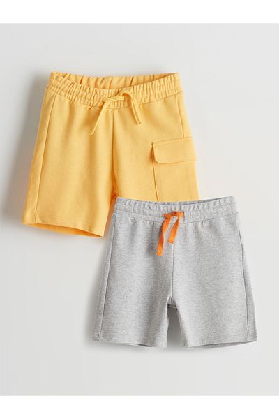 LC Waikiki Elastic Waist Boy's Shorts 2-Piece