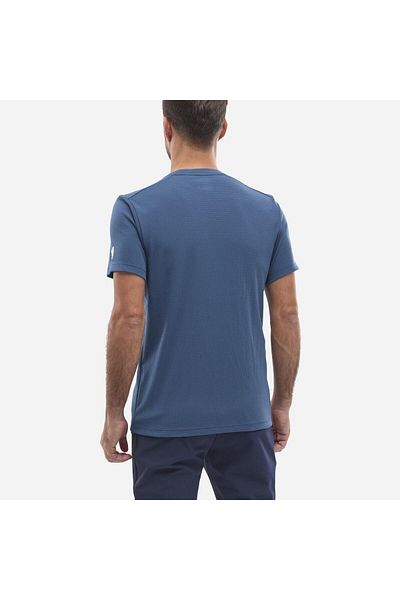 Millet Kamet Men's Map Short Sleeve Men's T-Shirt Miv10457 Miv.N0395 Blue-S