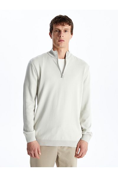 LC Waikiki High Collar Long Sleeve Men's Knitwear Sweater