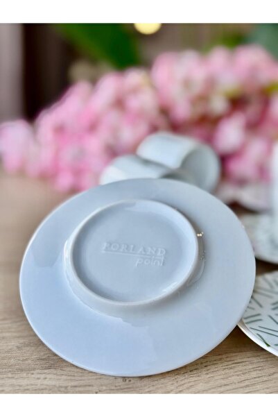 Porland Tamina Desen2 4 Piece Coffee Cup for 2 Persons 90Cc