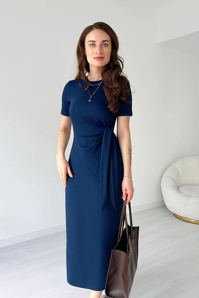 lumuteks Rochie cu cravată laterală 