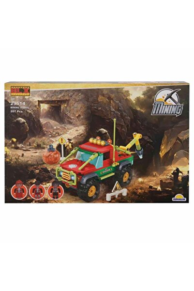 Sunman لعبة سيارة التعدين ومعدة الذهب 29514 207 قطعة 00004430