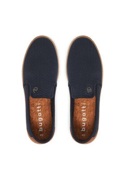BUGATTI Men's Half Shoes blue BUGATTI-321-ASP61-6900 4100 DARK BLUE