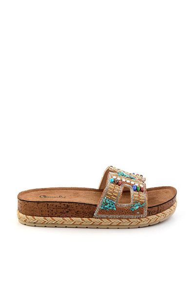 Bambi Bronze Women's Slippers K04784000687