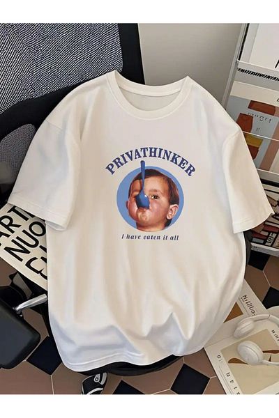 Touz Moda Privathinker Baby Unisex Oversize T-Shirt