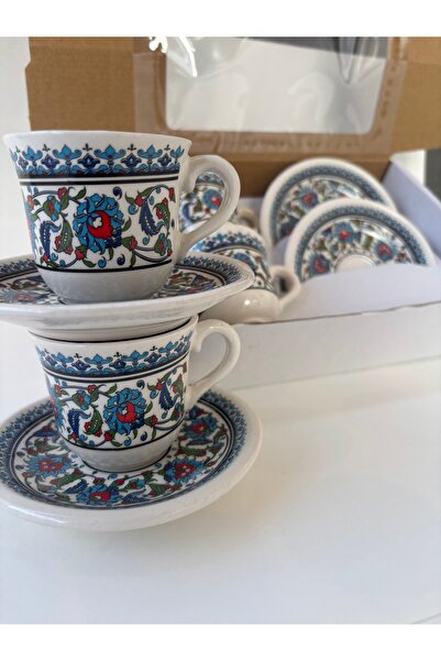 Has Seramik طقم فناجين توبكابي لشخصين