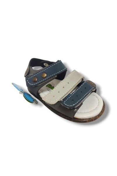 ŞİRİNGENÇ Şirinbebe 1630-20 Ανατομικά Σανδάλια για αγόρια με 3 ταινίες Velcro...