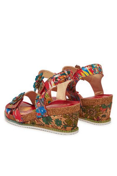LAURA VITA Women's Sandals red LAURA VITA-BONITO 13 ROUGE