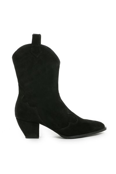 Vanilla Days Novia black suede boots