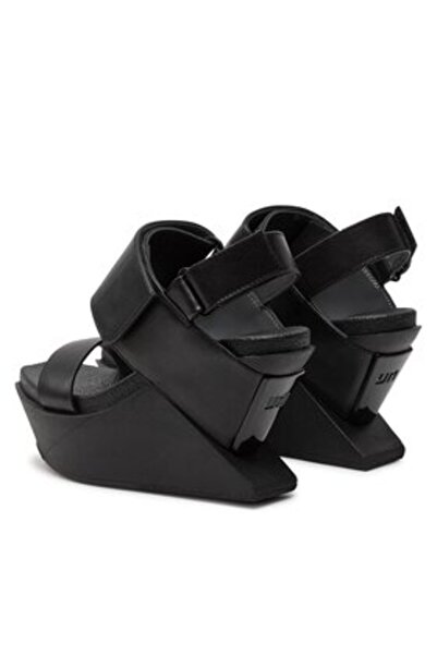 United Nude Sandale damă negre UNITED NUDE-DELTA WEDGE SANDAL BLACK 1041301162