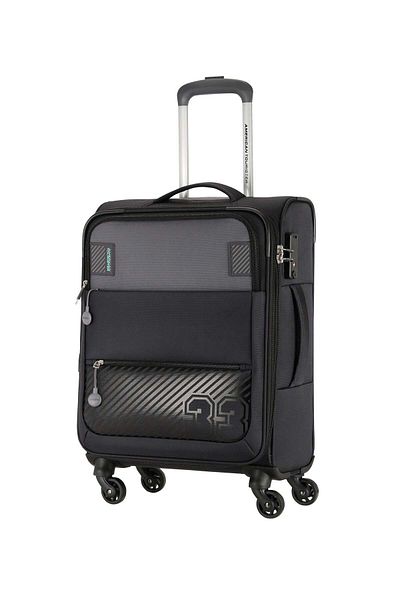 American Tourister Majoris 59cm Soft-Sided Luggage with TSA Lock – Black