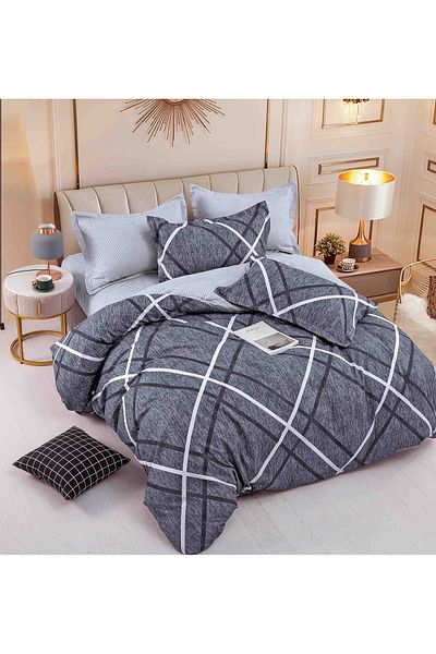 CHIRASO CHIRASO FINET 4-Piece Bedding Set, 1 Person, Fitted Sheet 155x230 cm, Cheerful and Colorful Print