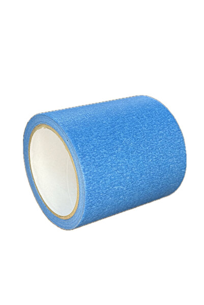 BantMarketim Maskeleme Kağıt Bant Geniş taban bandı Özel kesim 100mmx20mt Mavi