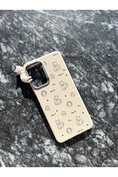 MustCase Xiaomi Redmi Note 11 Pro ve Note 12 Pro 4g Kılıf 3D Oyuncaklı Kedi T...