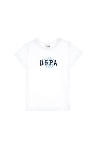 U.S. Polo Assn. Boy's White T-Shirt 50307151-Vr013