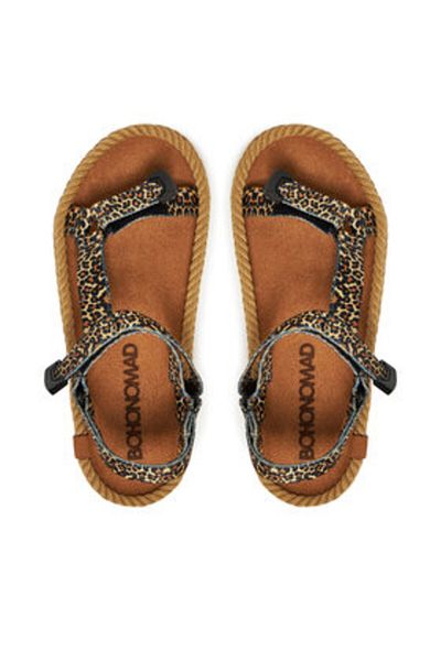 Bohonomad Women's Sandals brown BOHONOMAD-MIA.12-LEO LEOPARD