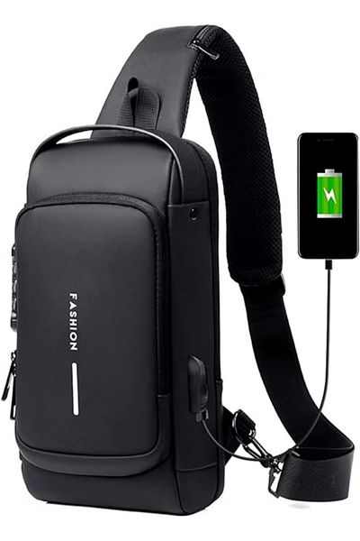 Primo Plus Multi-Functional Crossbody Bag With USB Charging Port