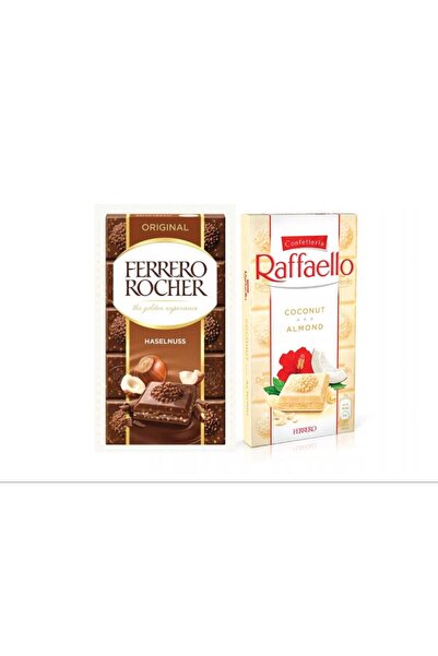 Ferrero Coconut Almond Cream Chocolate90gr ve Zartbitter Hazelnut Chocolate B...