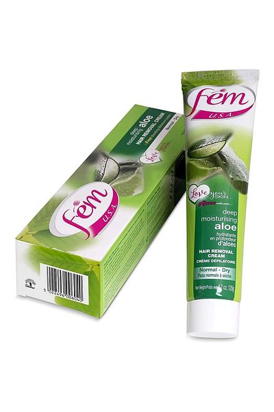 Fem USA Hair Removal Cream with Aloe Vera For Deep Moisturizing