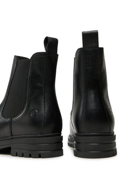 Tamaris Women's Chelsea boots black TAMARIS-1-26804-43 003 BLACK LEATHER