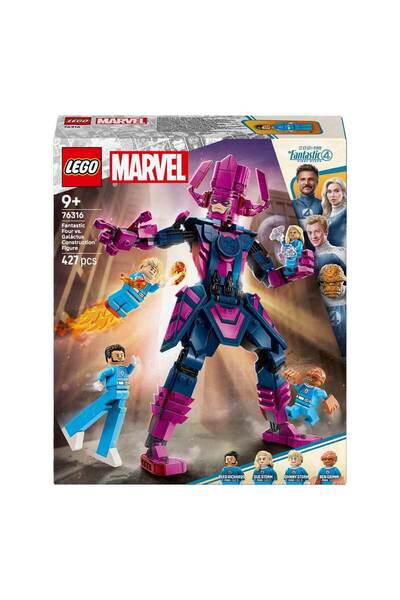 LEGO Marvel Fantastik Dörtlü, Galactus Yapım Figürüne Karşı 76316 - 9 Yaş Ve Üzeri Çocukla