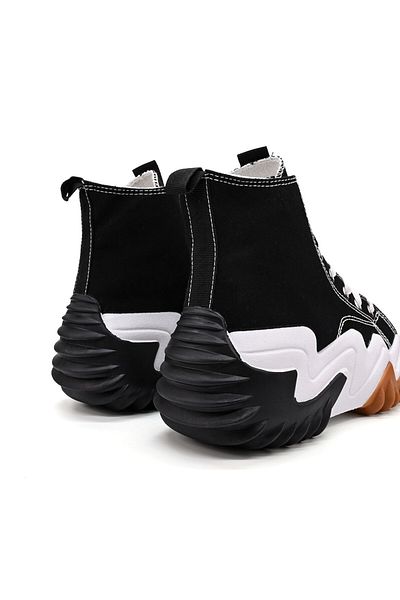Tmall Tenisi inalti de dama, cu talpa flatform,1269,Negru