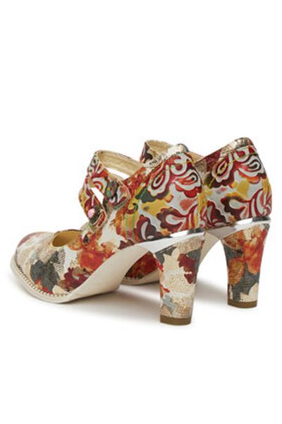 LAURA VITA Pantofi sport damă multicolori LAURA VITA-ALCBANEO 31 PORTOCALIU