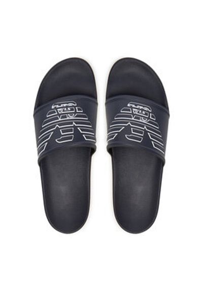 Emporio Armani Flip-flops albaștri pentru bărbați EMPORIO ARMANI-XVPS11 XR273 K578 ALBASTRU+ALB
