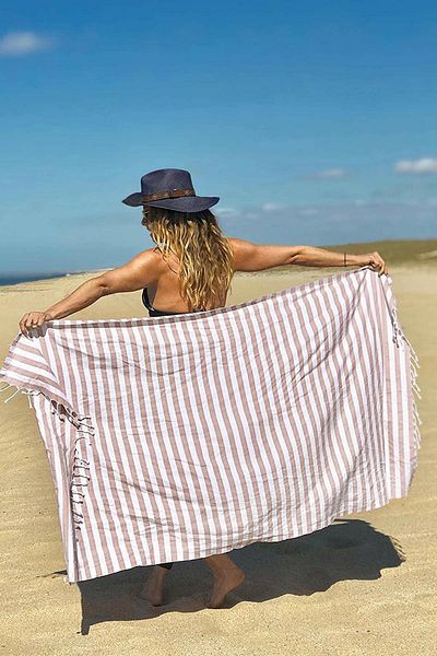 Zeynep Tekstil Stripe 75x150 cm Ultra Soft Beach Towel