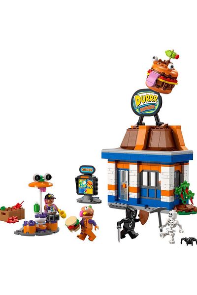 LEGO Fortnite Durrr Burger Restaurant 77076 - Video Game Themed for Ages 7-10 Kids