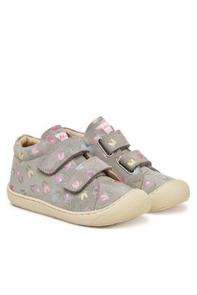 Naturino Teniși gri pentru fete NATURINO-2012904 HQ COCOON VL SUEDE MULTI S