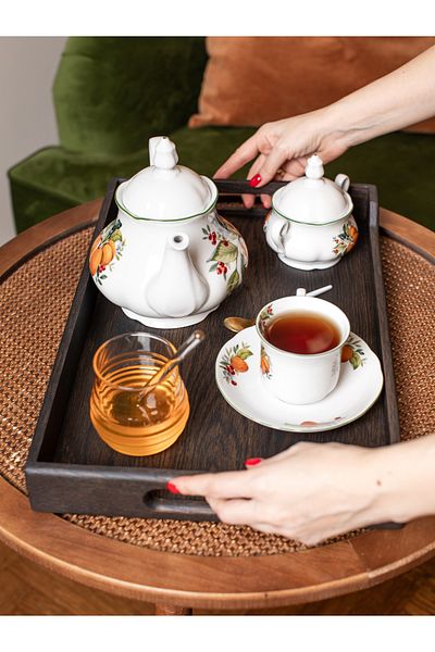 Esci Design Wooden Tray - 30X40 XXL Tray - Hotel Presentation - Breakfast Presentation Tray - Premium Tray
